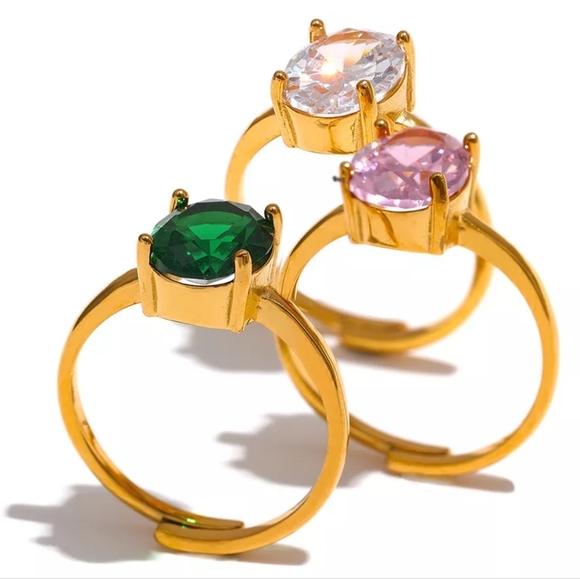 Chic Gold Adjustable Ring - Picture 5 of 8